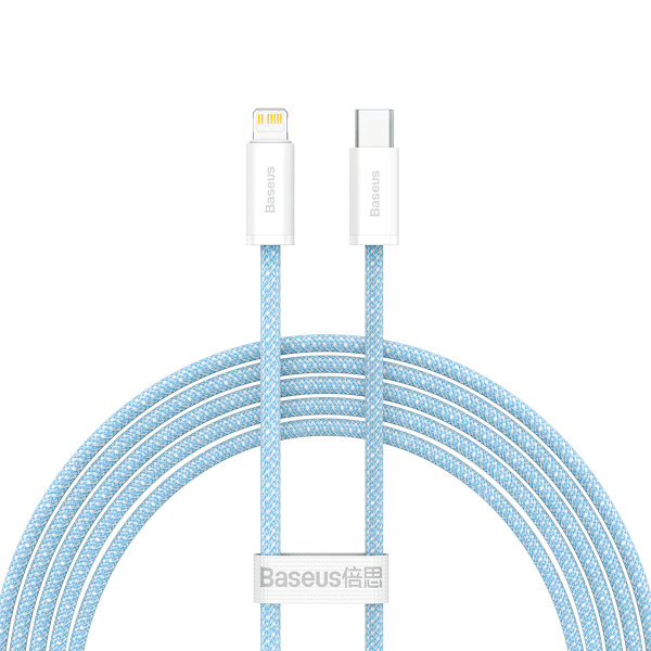 Baseus Dynamic USB-C till Lightning-kabel, 20W, 2m, blå blå