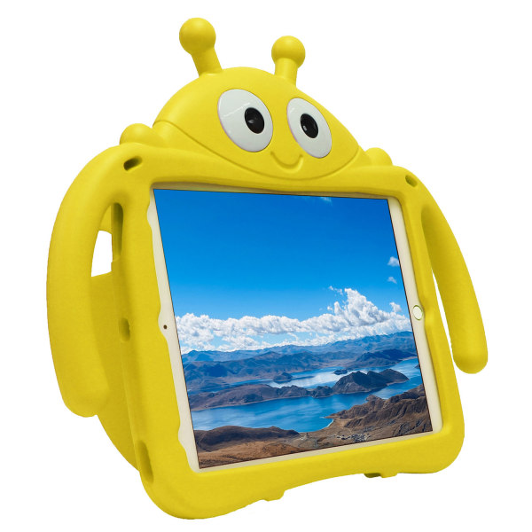 Nyckelpiga barnfodral, iPad 10.2 / Pro 10.5 / Air 3, gul gul