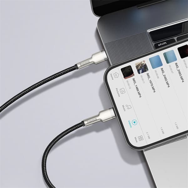 Baseus Cafule USB-C till Lightning datakabel, PD, 20W, 1m, svart