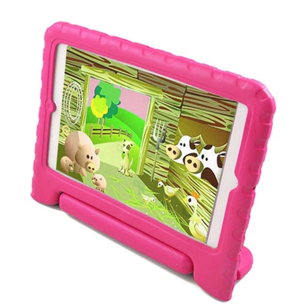 Barnfodral med ställ rosa, iPad Air 2 rosa
