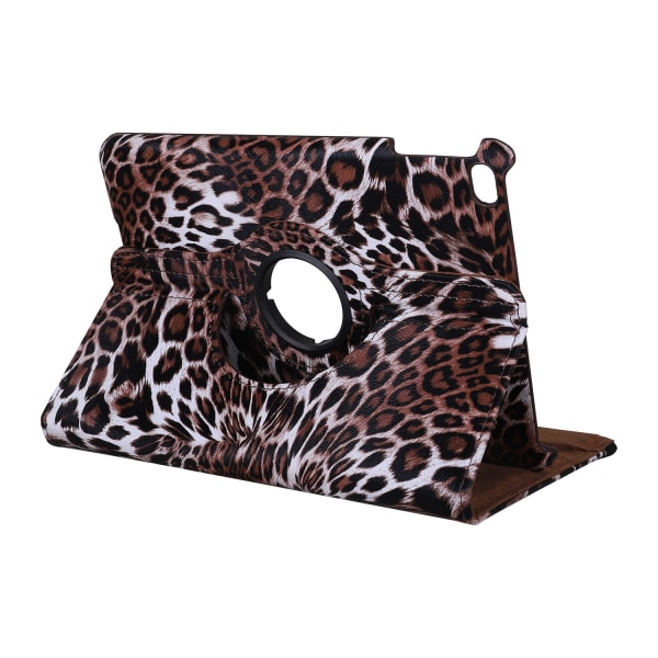 Leopard Läderfodral med roterbart ställ, iPad Mini 4/5, brun brun