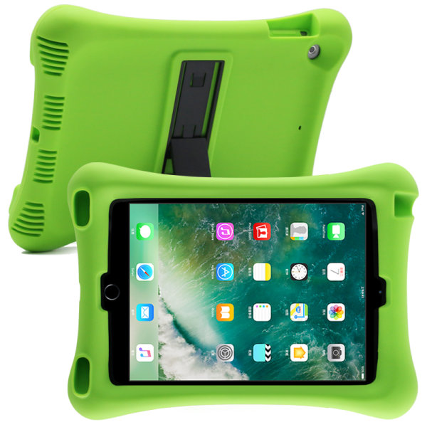 Barnfodral i silikon för iPad 10.2 / Pro 10.5 / Air 3, grön grön