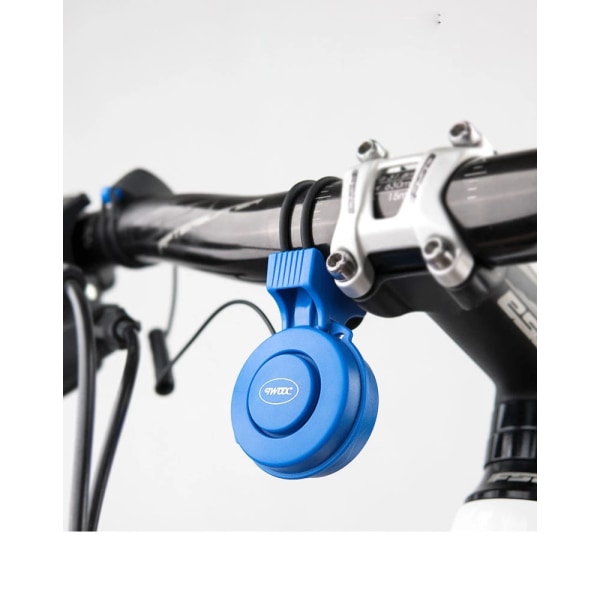Elektrisk ringklocka med 4 ljudlägen, 100-120 dB, blå blå