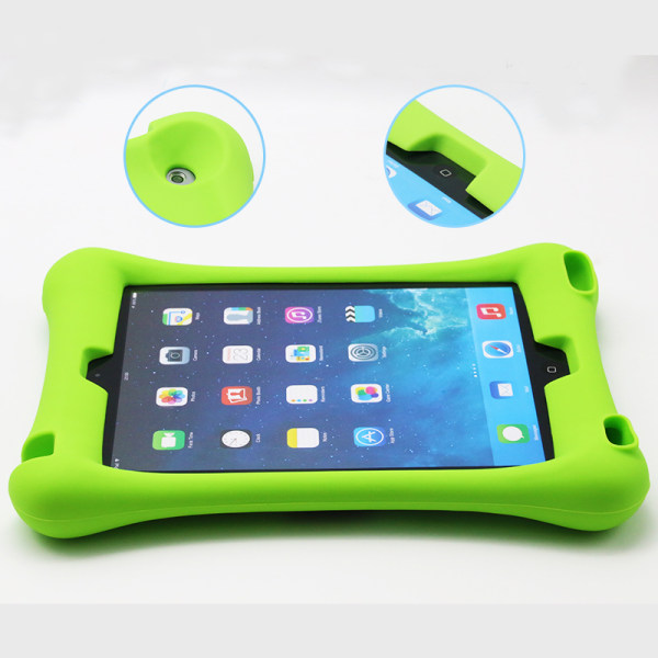 Barnfodral i silikon för iPad Air/iPad Air 2/iPad 9.7, grön grön