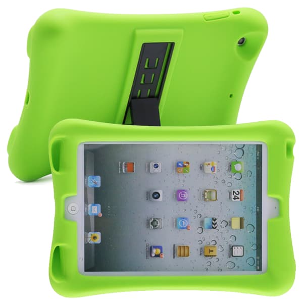 Barnfodral i silikon för iPad mini 4, grön grön