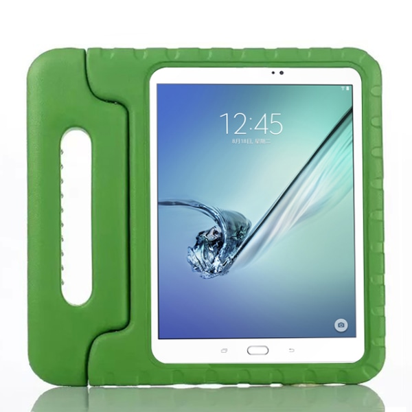 Barnfodral med ställ till Samsung Galaxy Tab S2/S3 9.7, grön grön