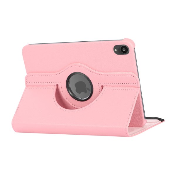Läderfodral med ställ, iPad Mini 6 (2021), rosa rosa