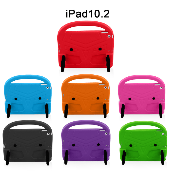 Barnfodral med ställ, iPad 10.2 / Pro 10.5 / Air 3, röd röd