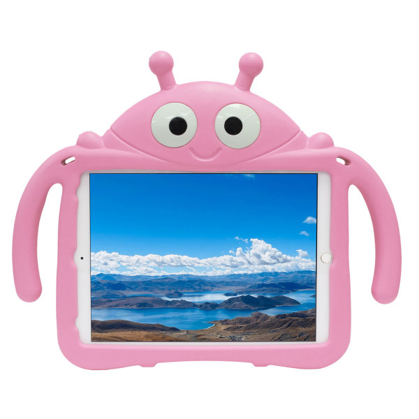 Nyckelpiga barnfodral, iPad 10.2 / Pro 10.5 / Air 3, ljusrosa rosa