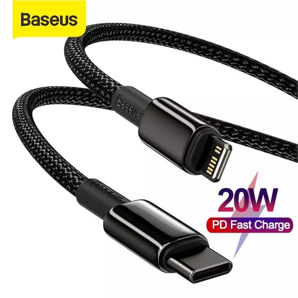 Baseus Tungsten Gold USB-C till Lightning, PD, 20W, 2A, 2m