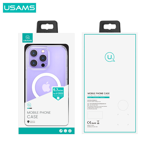 Magnetisk TPU-skal till iPhone 14 Plus transparent
