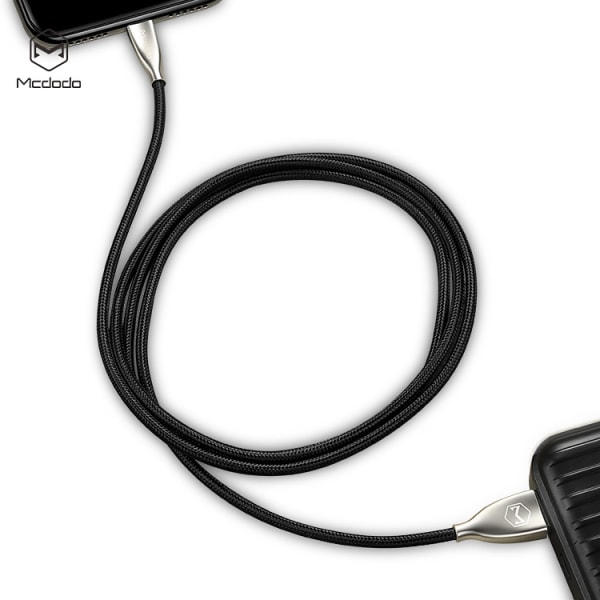 McDodo CA-5910, MicroUSB-kabel med Quick Charge, 4A, 1.5m, svart svart 1.5 m