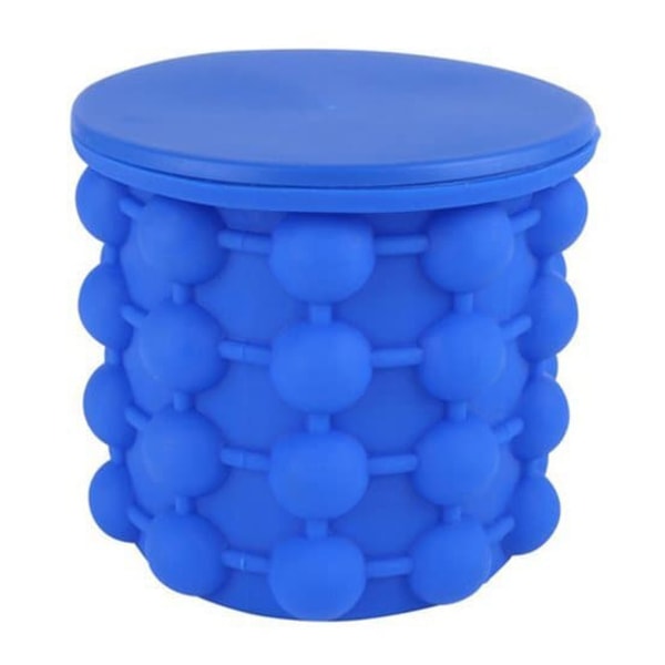 Ice Genie isbehållare i silikon, 12x13cm, blå