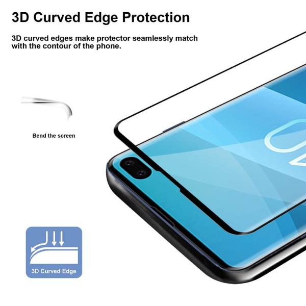 Skärmskydd med härdat glas, Samsung Galaxy S10 Plus