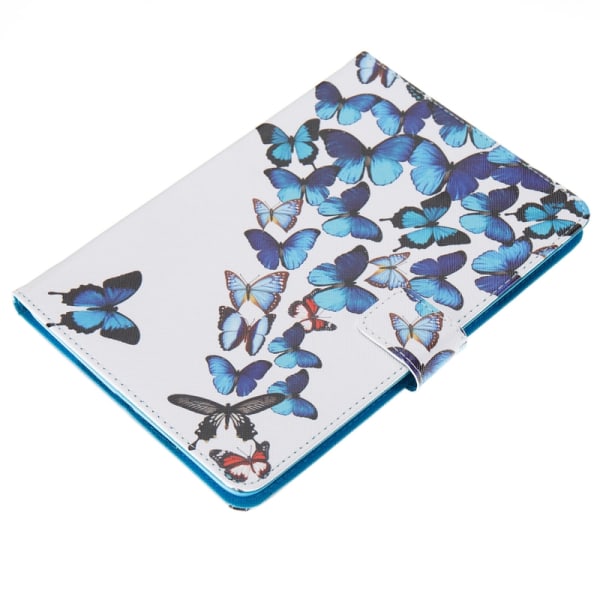 Läderfodral med ställ fjärilar, iPad Mini/2/3