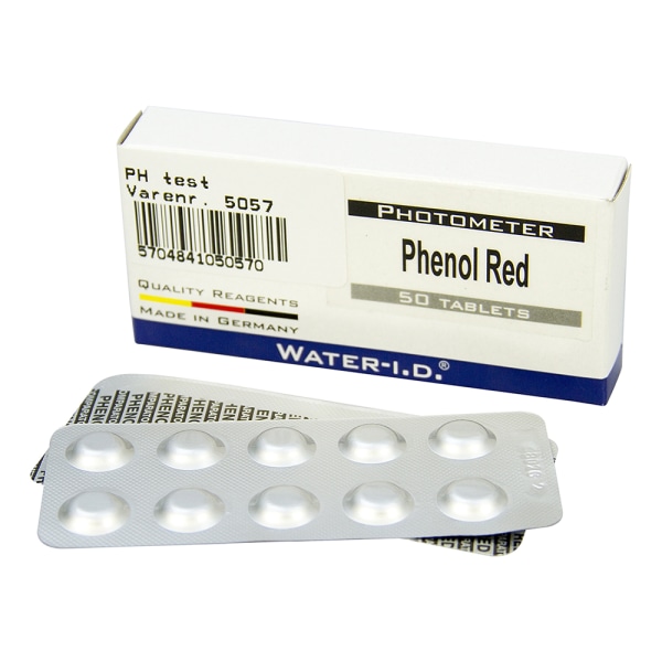 50st PoolLab Phenol Red pH Testtabletter Original
