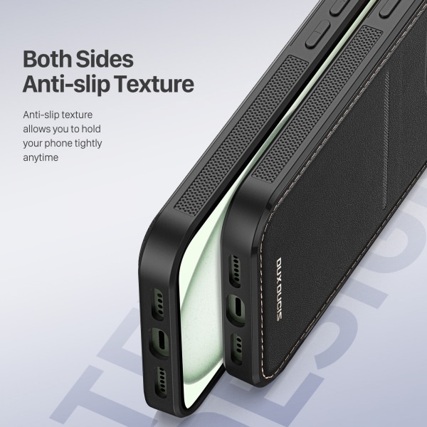 DUX DUCIS Rafi-series Magsafe-skal med ställ, iPhone 15 Plus svart
