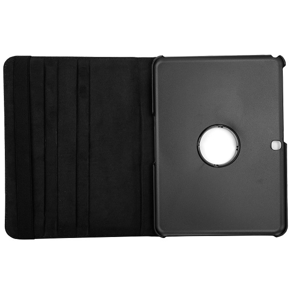 Läderfodral med ställ till Samsung Galaxy Tab 4 10.1, svart svart