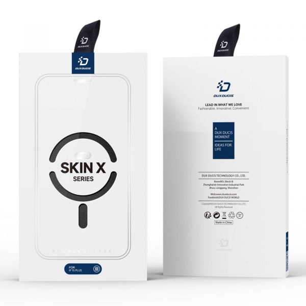 DUX DUCIS SKIN X-Series fodral till iPhone 15 Plus, svart svart