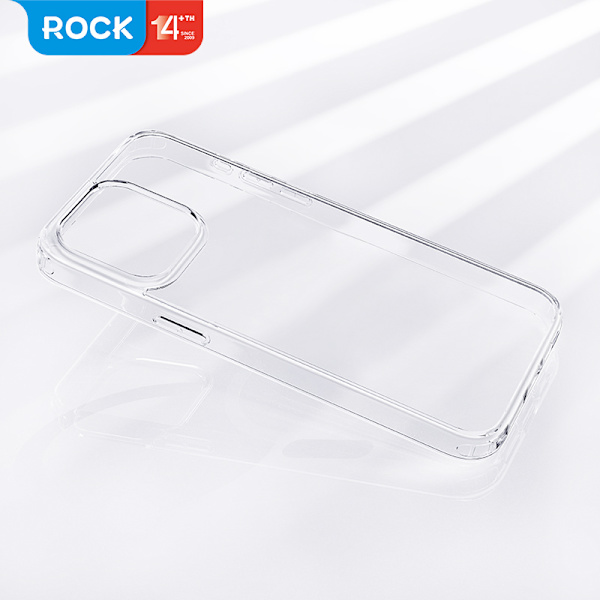 Rock Space Clear transparent skal till iPhone 15 Pro transparent