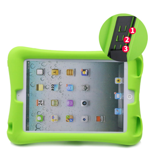 Barnfodral i silikon för iPad mini 5, grön grön