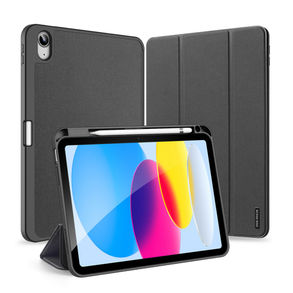 DUX DUCIS Domo Series fodral iPad 10.9" (2022, 10:e gen), svart svart