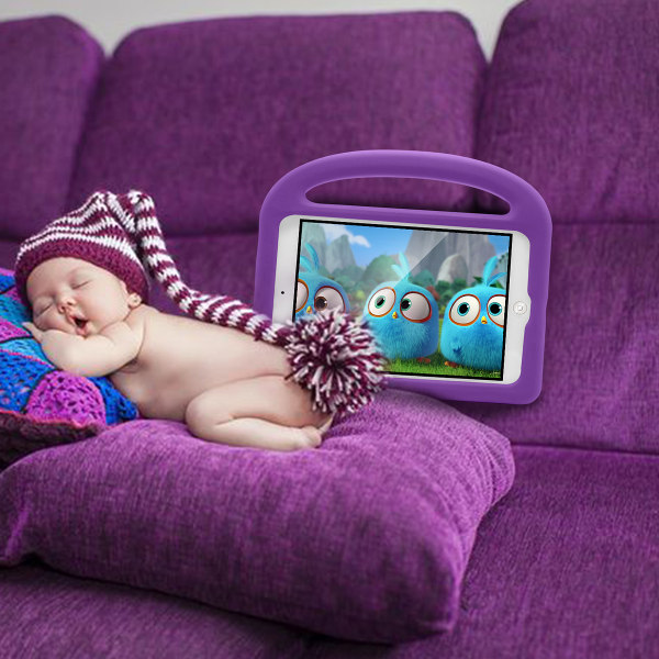 Barnfodral med ställ lila iPad Air