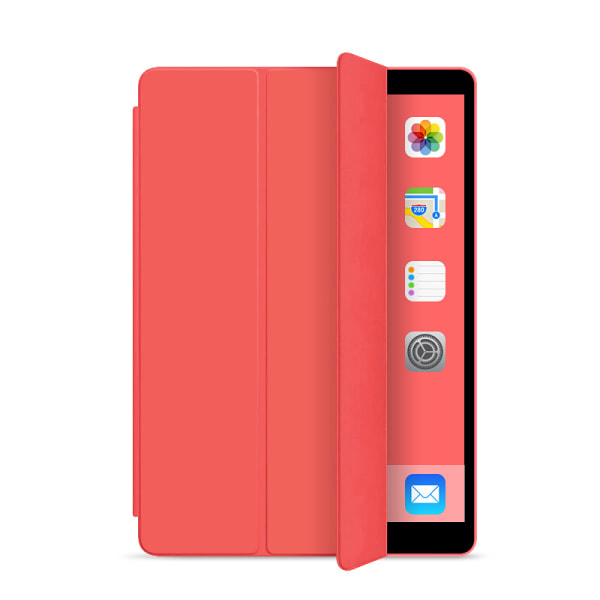 Läderfodral med ställ till iPad 9.7 (2017/2018), röd Röd