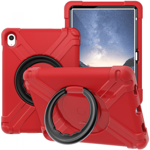 Barnfodral roterbart ställ, iPad 10.9" (2022, 10:e gen), röd/... röd