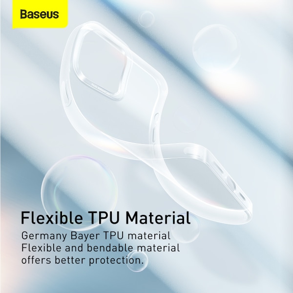 Baseus TPU-skal, iPhone 13 Pro Max, transparent transparent