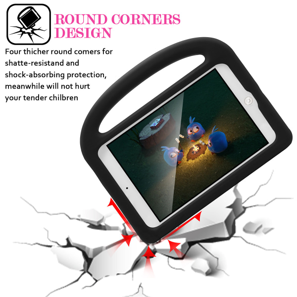 Barnfodral med ställ svart iPad Pro 9.7 svart