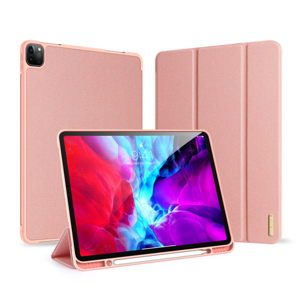 Dux Ducis Domo Series fodral till iPad Pro 12.9 (2020), rosa rosa