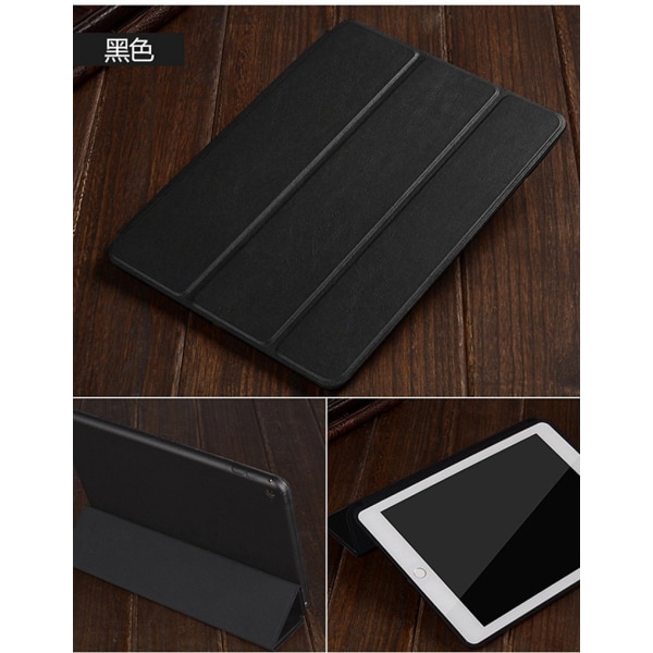 Läderfodral med ställ, iPad Mini 5, svart svart