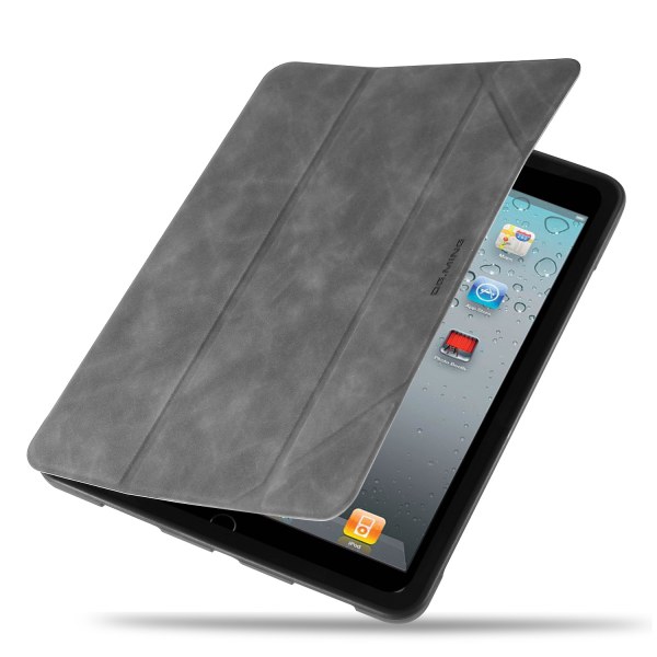 DG.MING Retro Style fodral till iPad Mini 4/5, grå grå