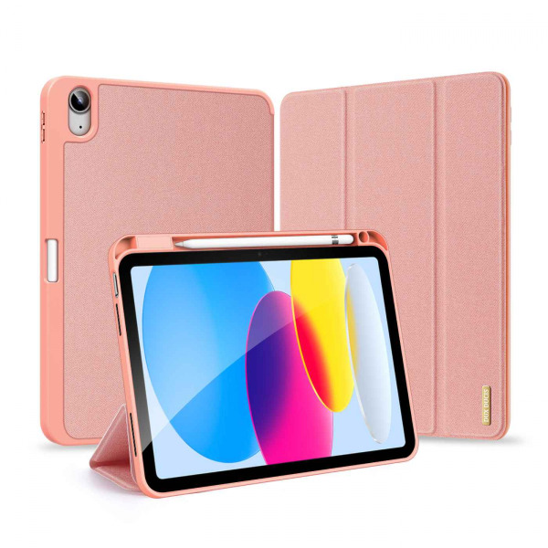 DUX DUCIS Domo Series fodral iPad 10.9" (2022, 10:e gen), rosa rosa
