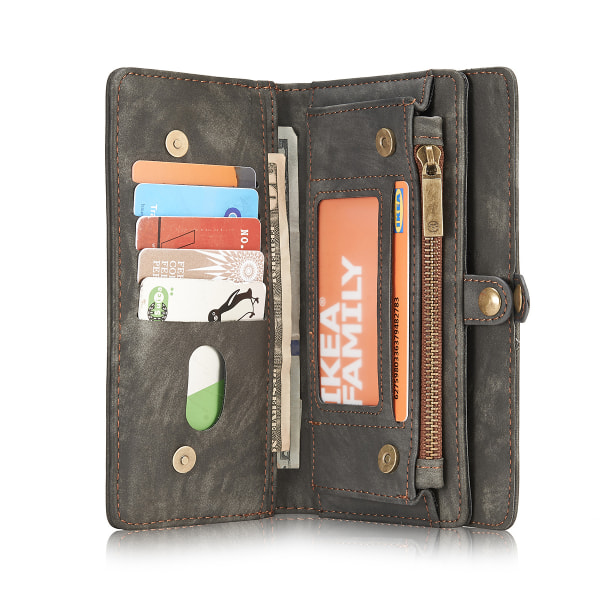 CaseMe plånboksfodral med magnetskal, Samsung Galaxy S8 svart