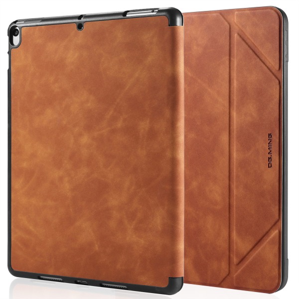 DG.MING Retro Style fodral till iPad Pro 10.5/iPad Air 3, brun brun