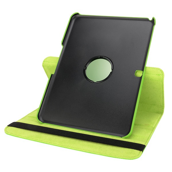Läderfodral med ställ till Samsung Galaxy Tab 4 10.1, grön grön