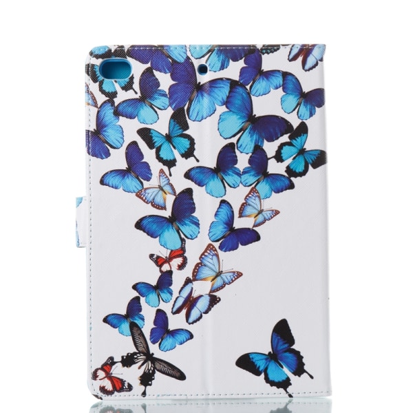 Läderfodral med ställ fjärilar, iPad Mini/2/3