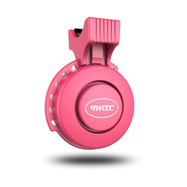 Elektrisk ringklocka med 4 ljudlägen, 100-120 dB, rosa rosa