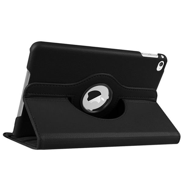 Läderfodral med roterbart ställ svart, iPad mini 4