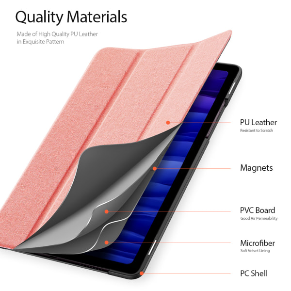 Dux Ducis Domo Series, Samsung Galaxy Tab A7 10.4 (2020), rosa rosa