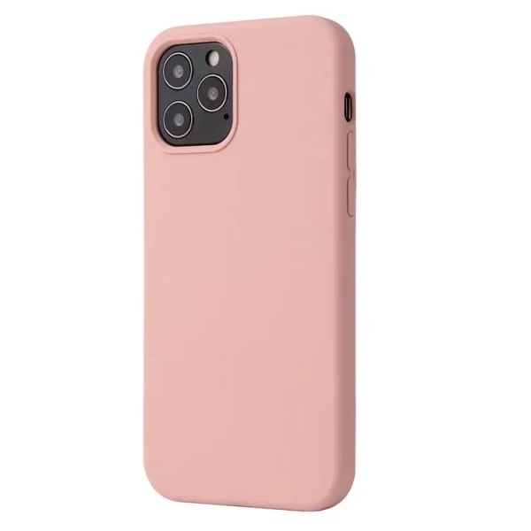 Soft Touch Silikonskal till iPhone 15 Plus, rosa rosa