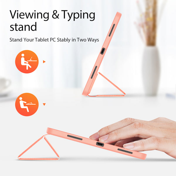 DUX DUCIS Domo Series fodral iPad 10.9" (2022, 10:e gen), rosa rosa