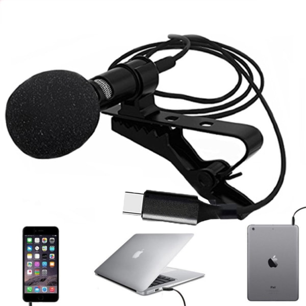 Lavalier-mikrofon/mygga för Samsung-enheter, USB-C e9e9 | Fyndiq