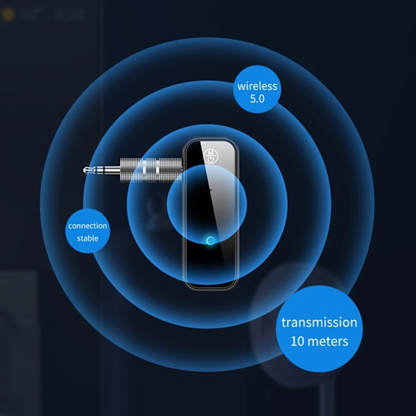 3.5mm till Bluetooth 5.0-mottagare