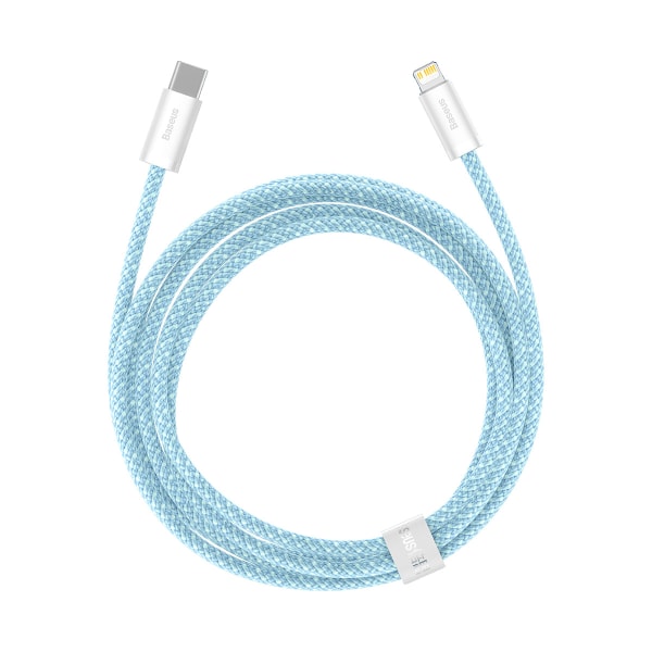Baseus Dynamic USB-C till Lightning-kabel, 20W, 2m, blå blå