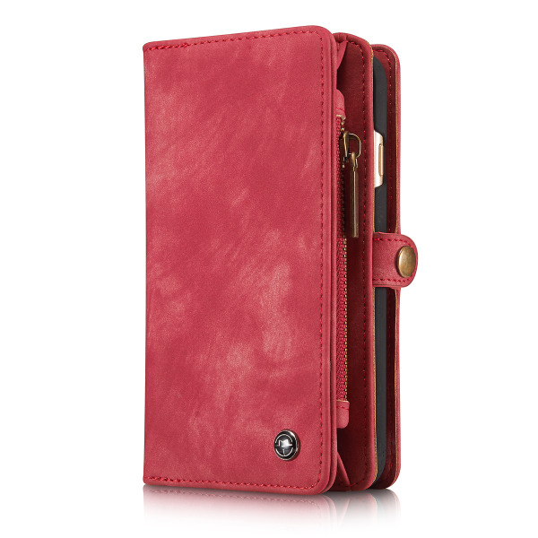 CaseMe plånboksfodral med magnetskal till iPhone 6/6S, röd röd