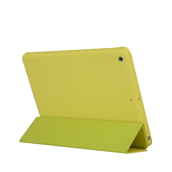 Läderfodral med ställ, iPad Mini 5, gul grön