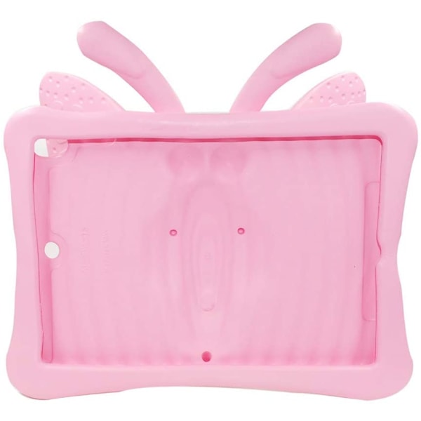 Fjärilsformat barnfodral till iPad 10.2/Pro 10.5/Air 3, ljusr... rosa